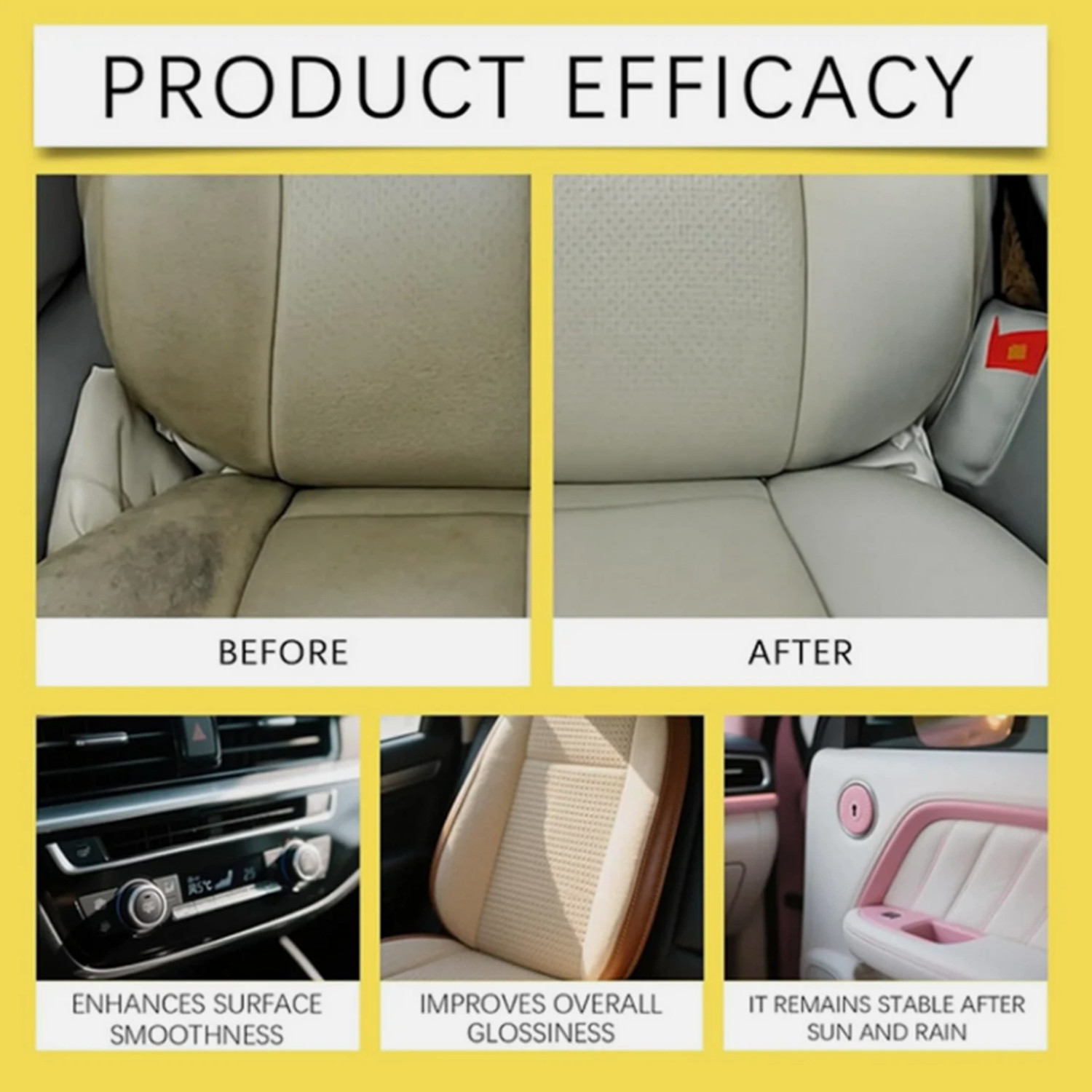 All-Purpose 4-in-1 Multi Enzyme Foam Cleaner Cut Grease & Tough Car Stains