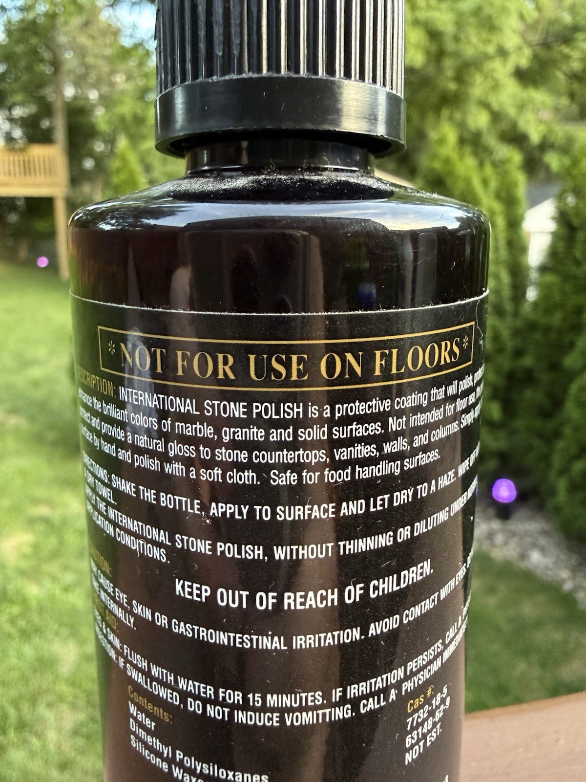 Stone Care International SCI Countertop Polish Marble Granite 8 oz Bottle 50%