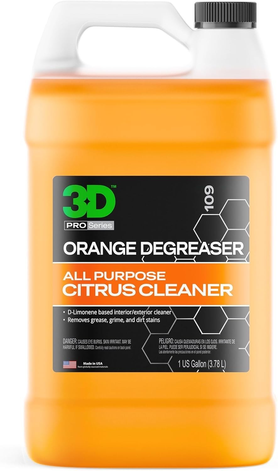 Orange Degreaser – Citrus-Based Car Cleaner for Oil, Grease, Grime & Adhesive…