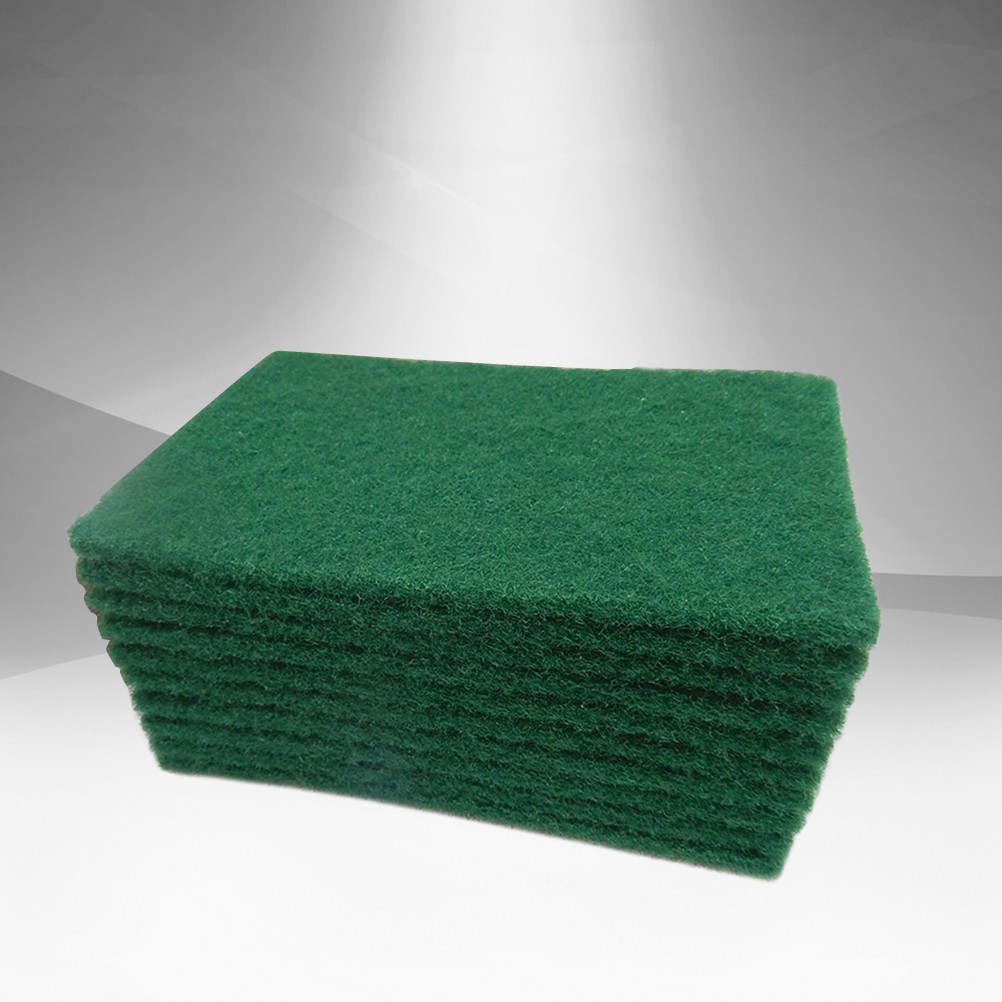 10Pcs Scour Pad Purpose Scrub Sponge Scouring Pad Non-Scratch Pot Scrubber Pads