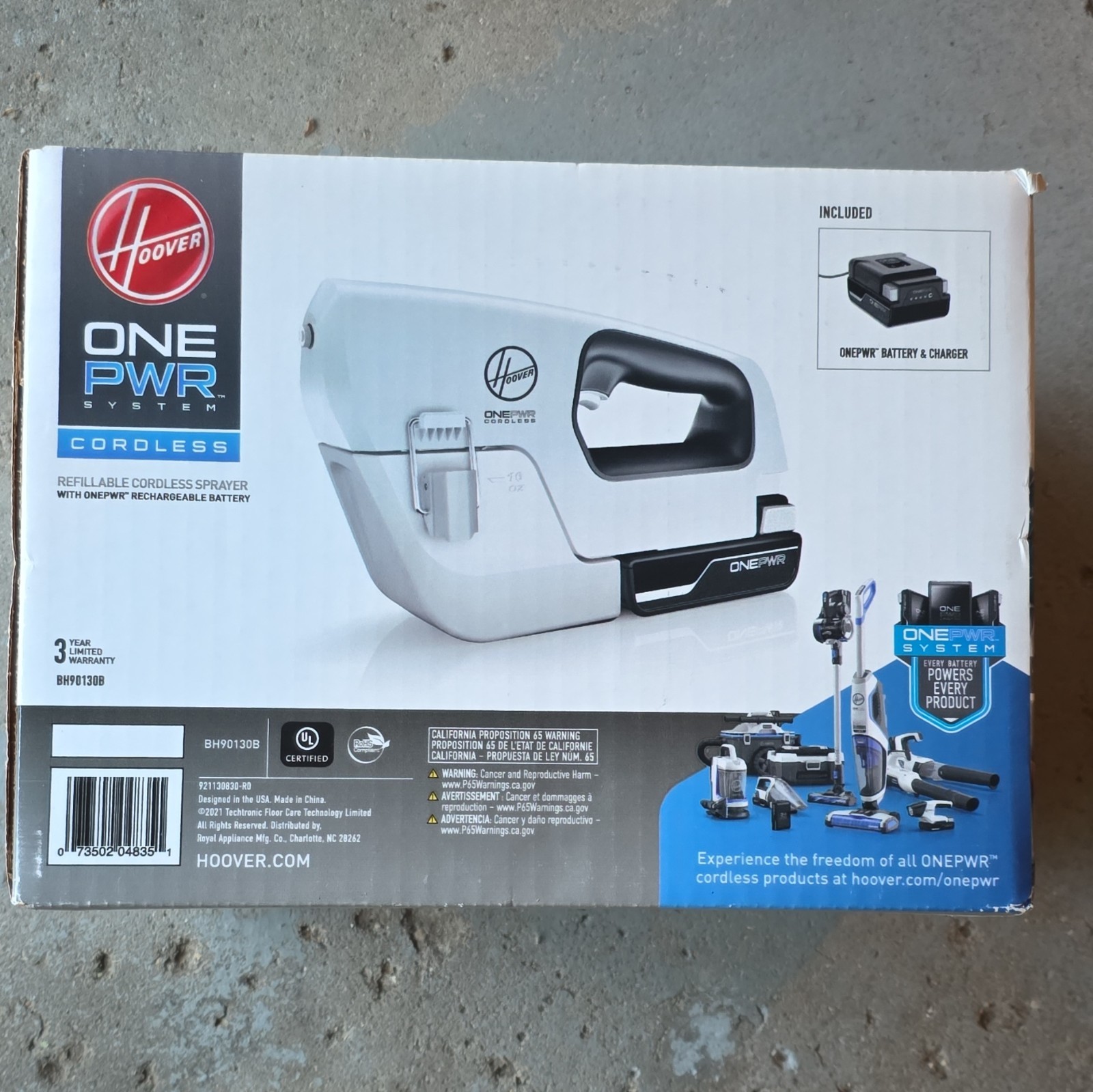 Hoover ONEPWR Refillable Cordless Sprayer SPOT CLEANER
