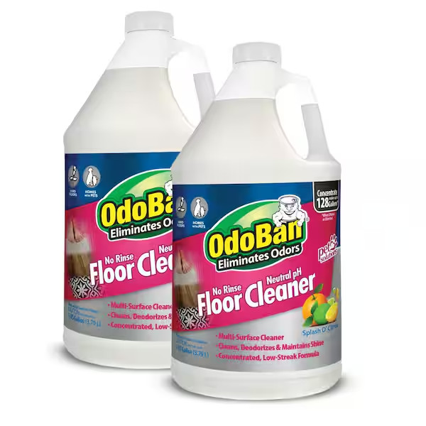 1 Gal. No-Rinse pH Neutral Floor Cleaner (2-Pack) NEW