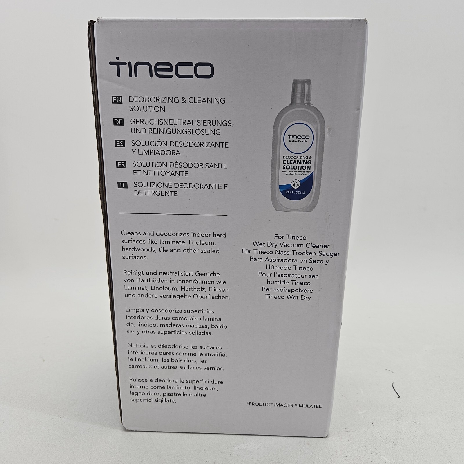 Tineco Floor Cleaning Solution 1L (33.8 OZ) Wet Dry Vacuum Refill iFLOOR Series