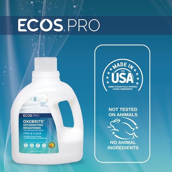 Ecos Pl9892/04 Stain Remover, 8.5 Lb, Jug, Pk4