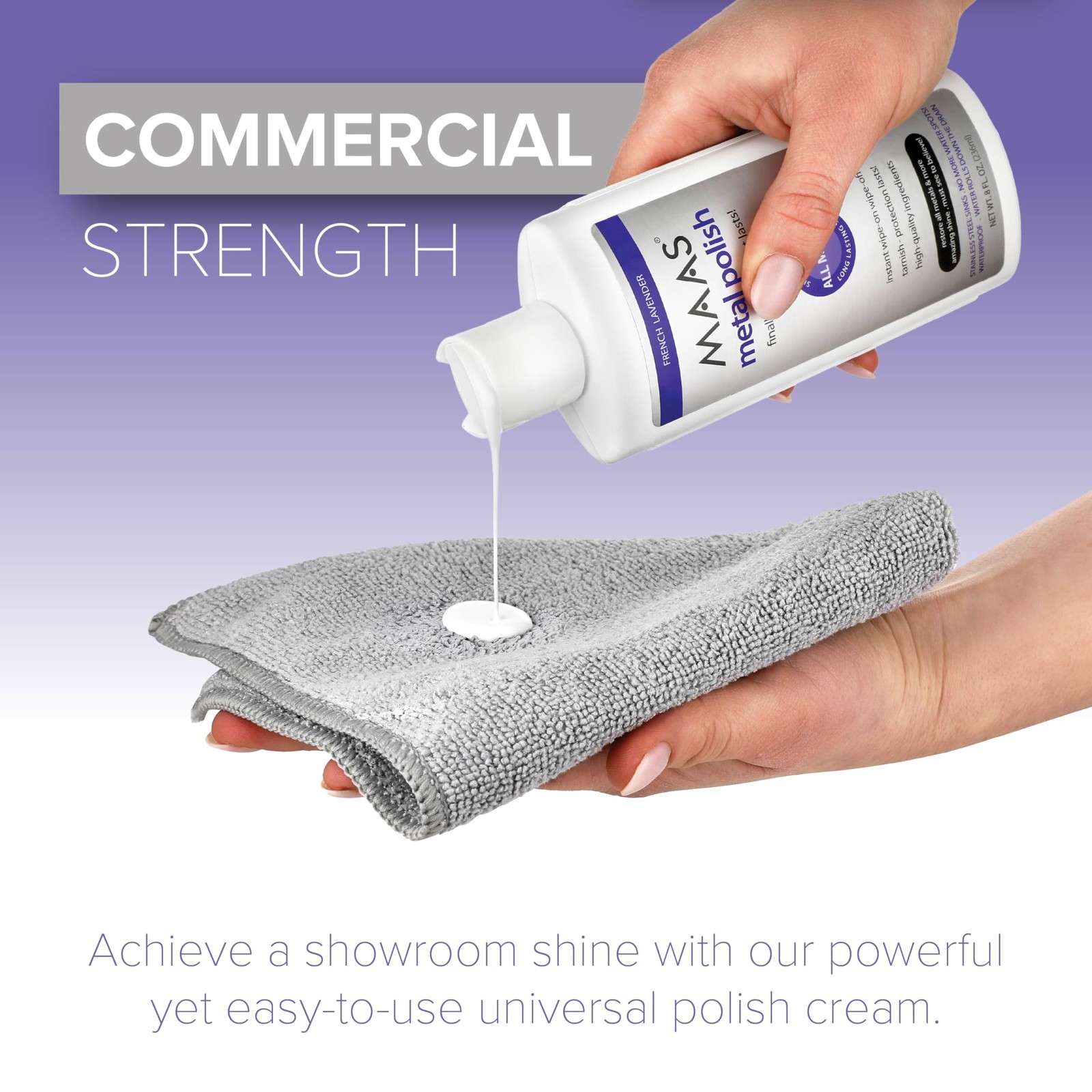 Liquid Metal Polish 8-Ounce – High Shine, Easy Application for All Metals