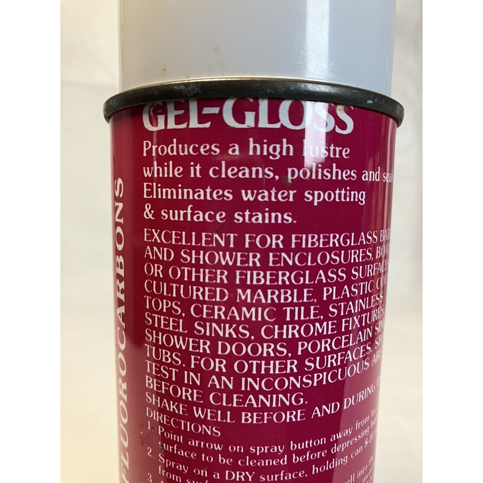 Original Gel Gloss Kitchen and Bath Polish and Protector 12oz. Aerosol Can Pink