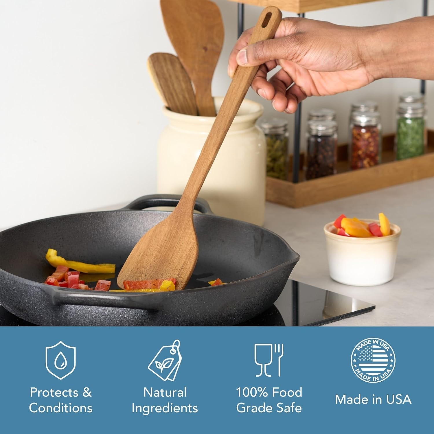 Complete Cast Iron Cleaning Kit with Seasoning Oil