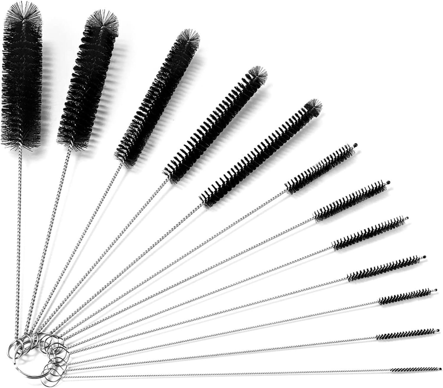 Metal Straw Cleaner Brush Set Water Bottle Pipe Cleaner Wire Brush for Straws