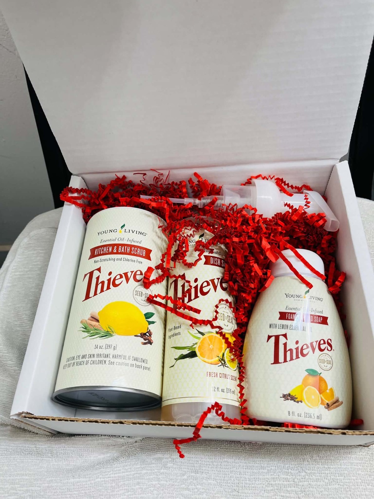 Theives Youngliving Kitchen Cleaning Gift Box
