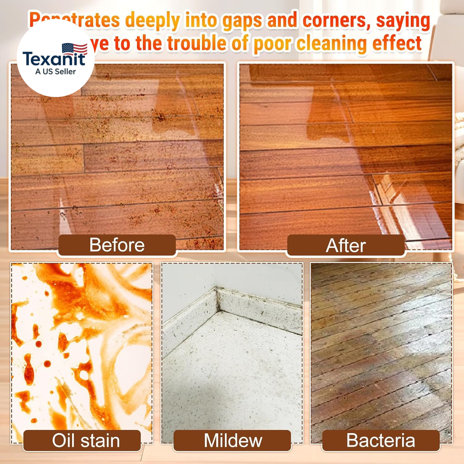 Tile Cleaner-Heavy Duty Solubrilho Floor Cleaner – 0.5L Heavy Duty Floor Cleaner