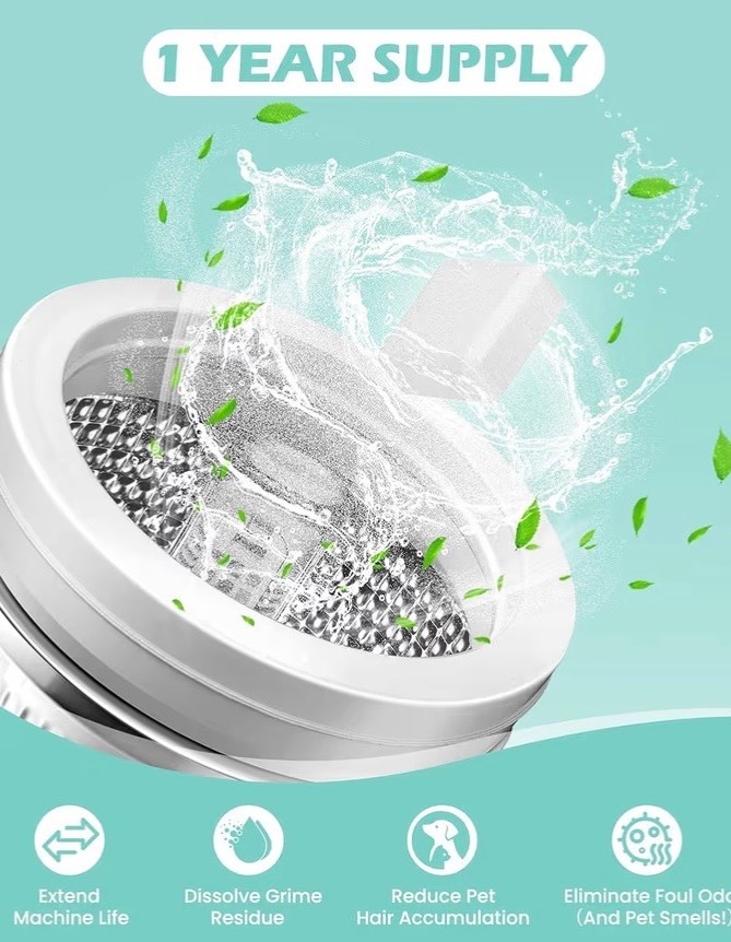 Uproot Clean Washing Machine Cleaner Tablets – 24 Pack for a 12 Month Supply. Fo
