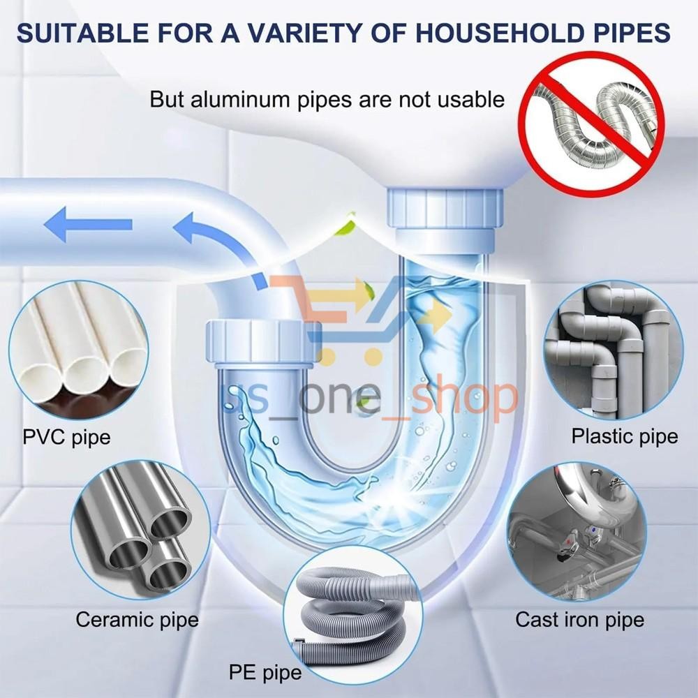 NUAN Powerful Sink and Drain Cleaner Pipe Dredging Agent For Toilet Bathroom A++