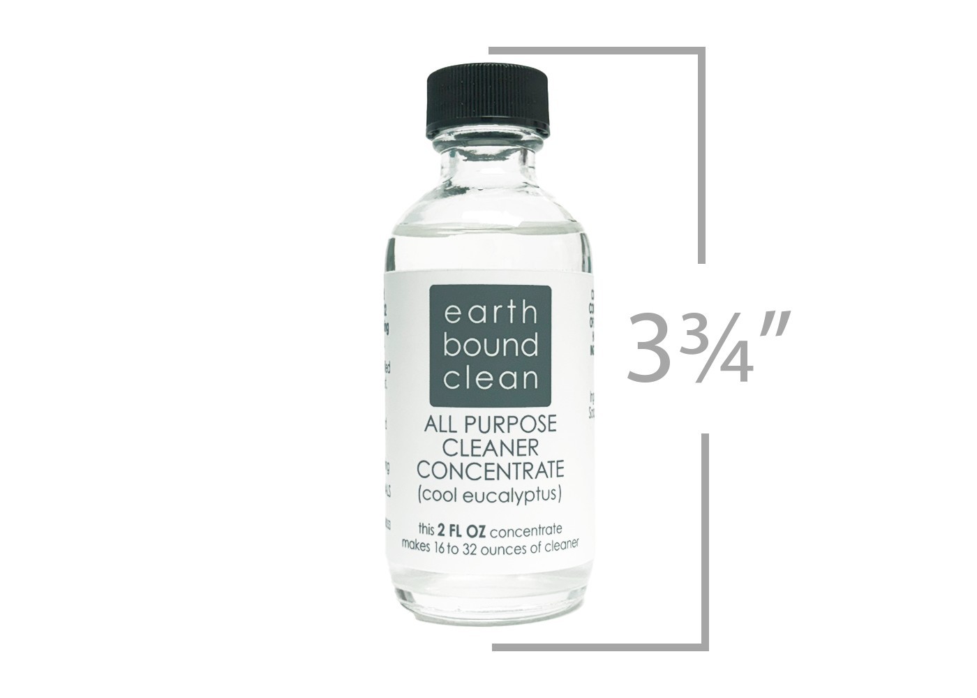 EARTH BOUND CLEAN All Purpose Cleaning Concentrate Kitchen Bathroom Non Toxic