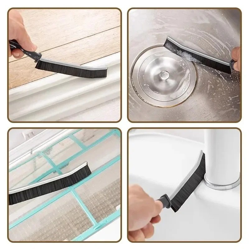 Gap Cleaning Brush Tile Grout Scrub Tool Kitchen Bathroom Shower Crevice Brush