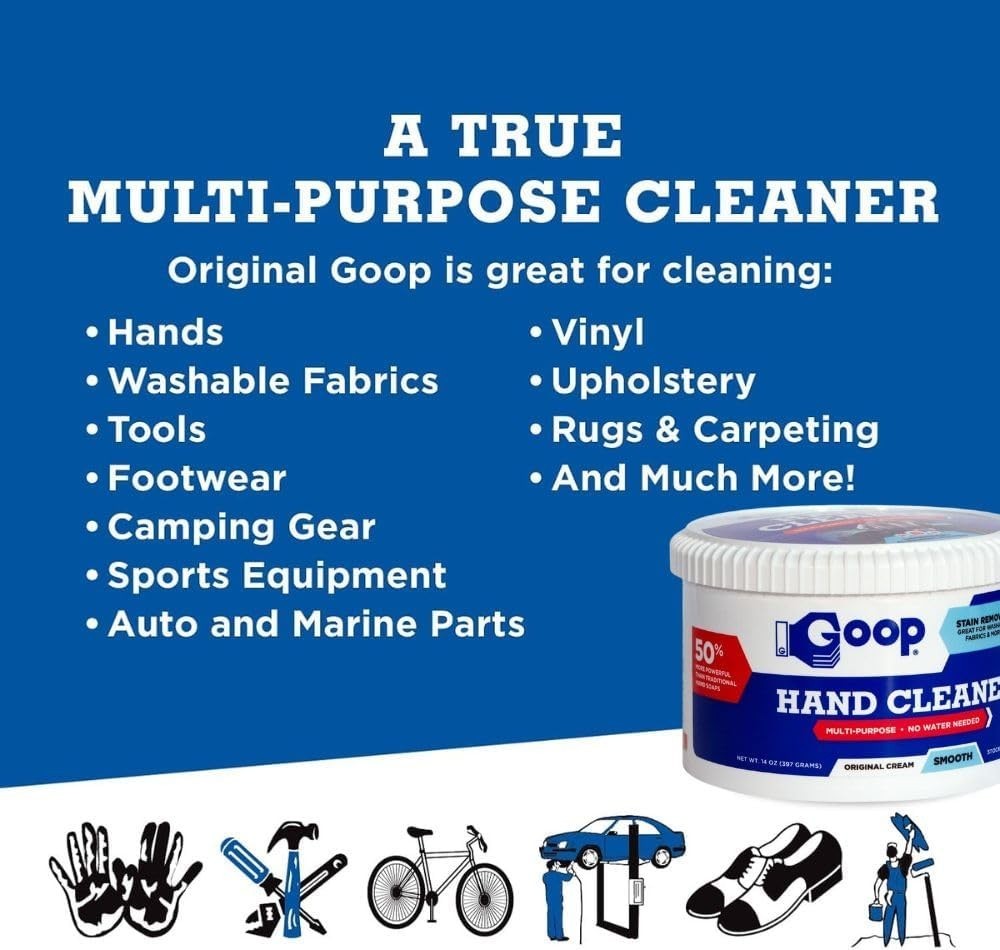 Multi-Purpose Hand Cleaner- Waterless Hand Degreaser, Laundry Stain Remover -…