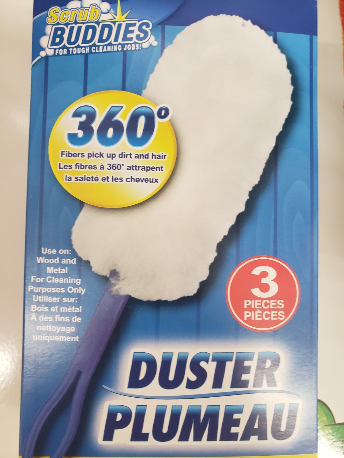 Multi Surface Duster 360 Scrub Buddies Includes 2 dusters and 1 handle