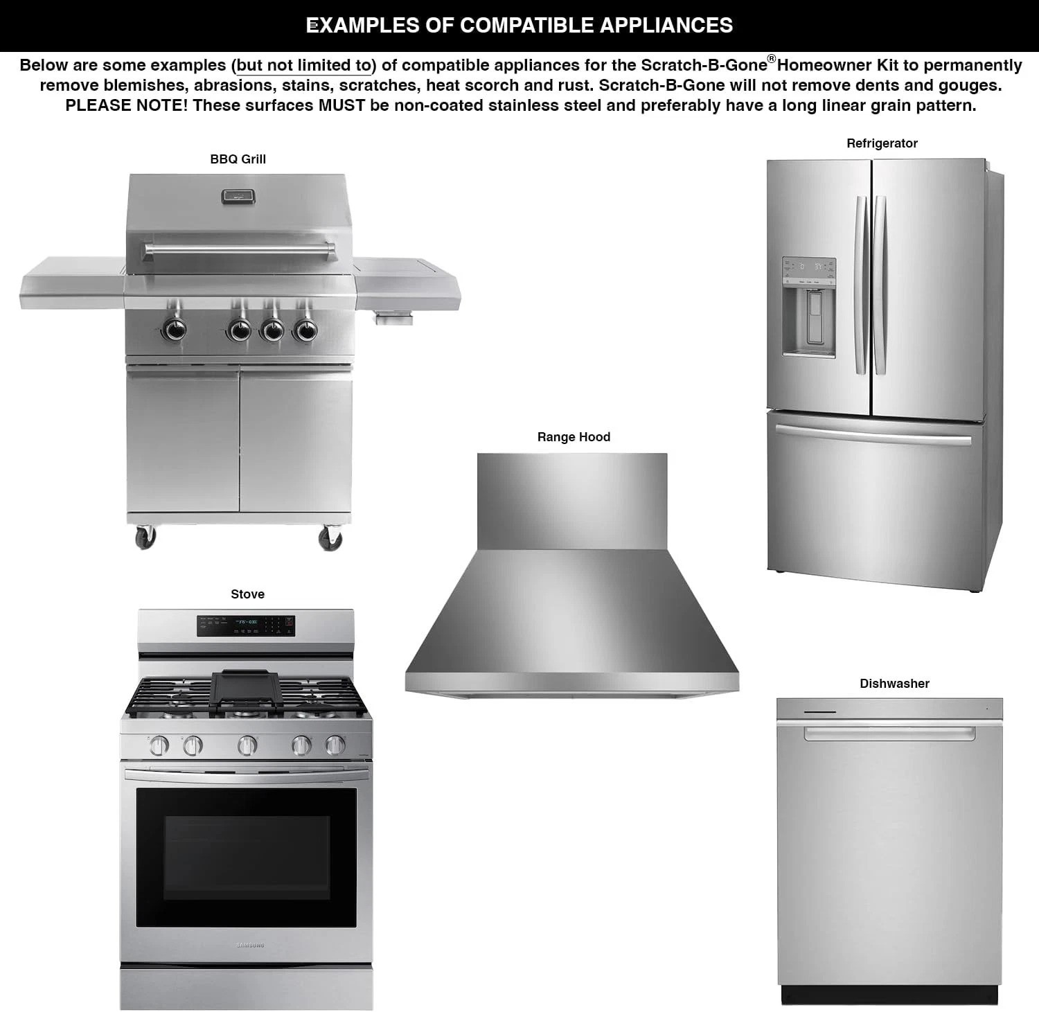 Scratch-B-Gone Homeowner Kit | The selling kit used to remove scratches, rust…