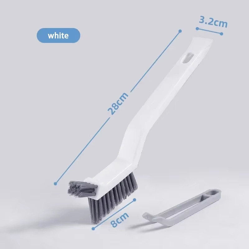 Effective Cleaning Brush for Corners and Gaps – 2-In-1 Multipurpose Bathroom and