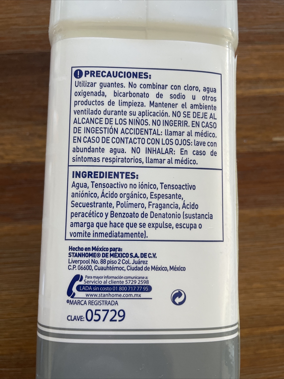 STANHOME PURE MULTIPURPOSE SOAP VINEGAR JABON MULTIUSOS CON VINAGRE P COCINA