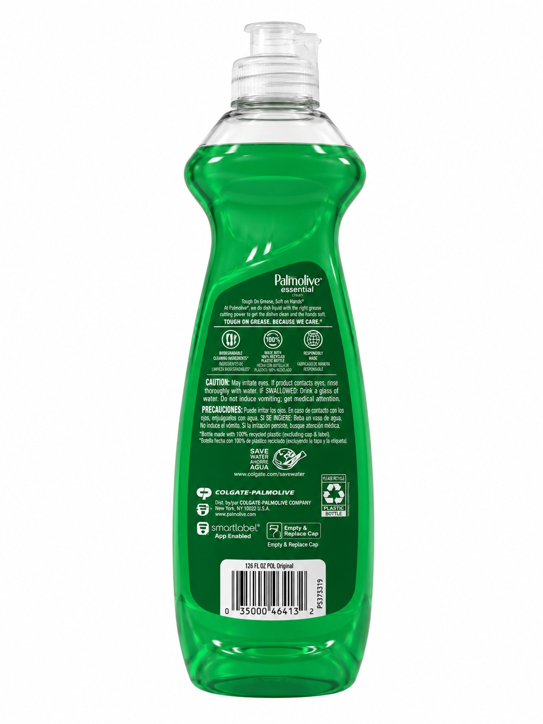 Palmolive Original Essential Clean 12.6 oz Ultra Dish Liquid | PACK OF 4 Bottles