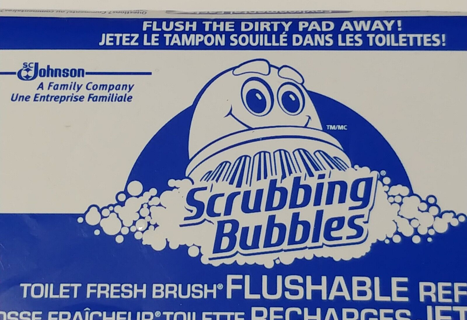 Scrubbing Bubbles 12 Toilet Fresh Brush Flushable Cleaner Refills Citrus Septic
