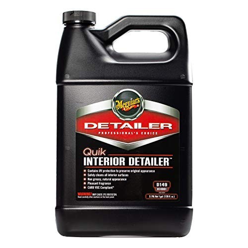 Quik Interior Detailer 3.79L – Safe Cleaner for All Interior Surfaces, Fast Dryi
