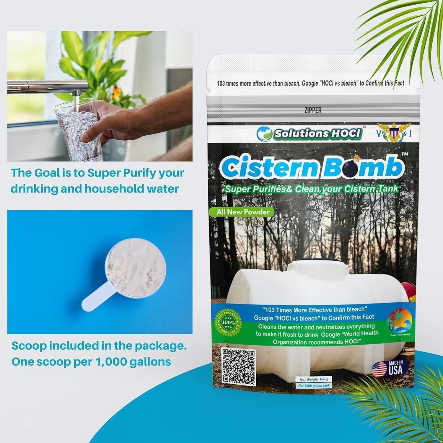 Cistern Tank Cleaner – Cistern Tank Bomb Cleaning Cleans your Cistern (100g