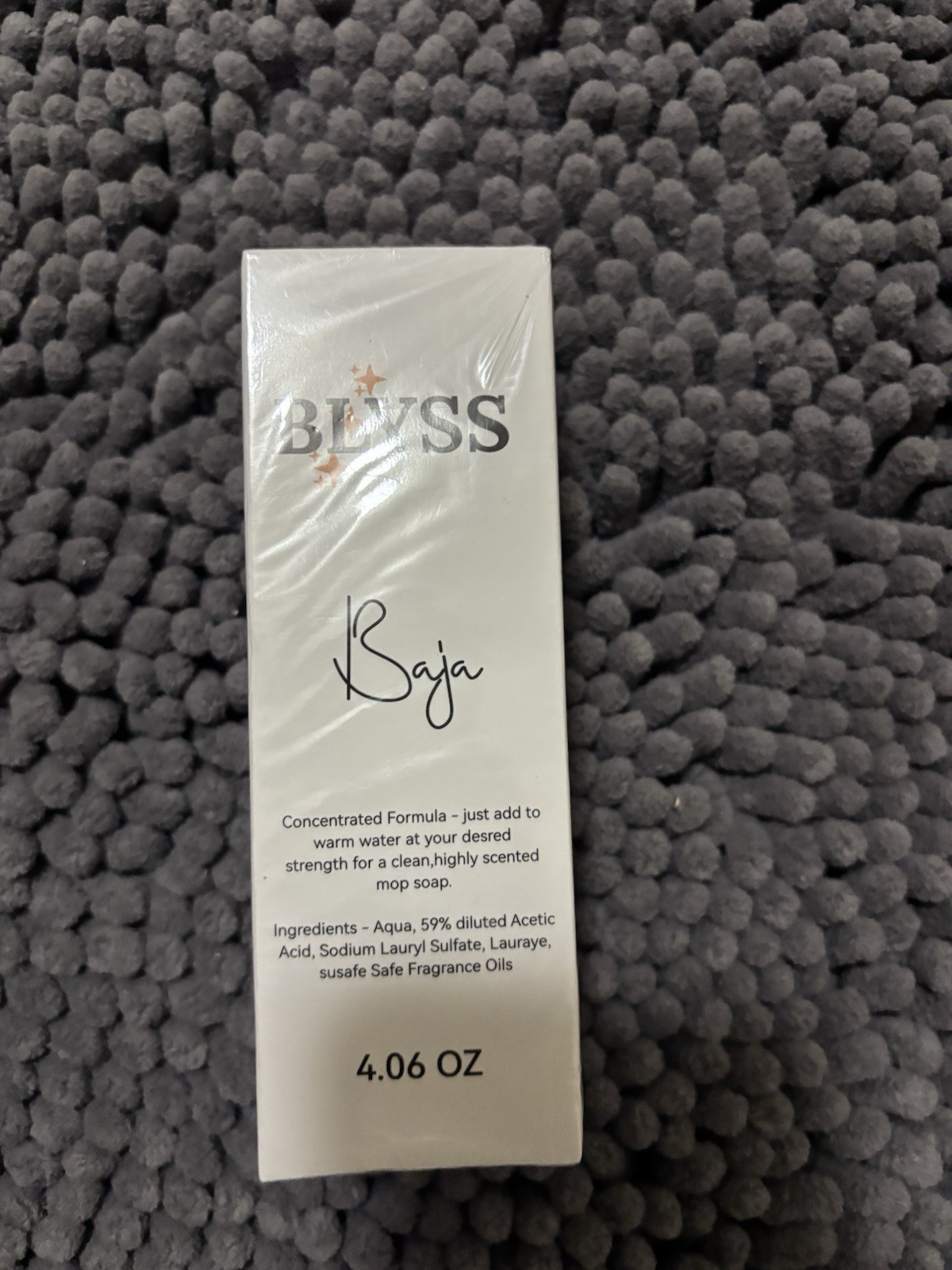 BLYSS Baja Concentrated Formula Floor Mop Soap Concentrate 4.06 oz