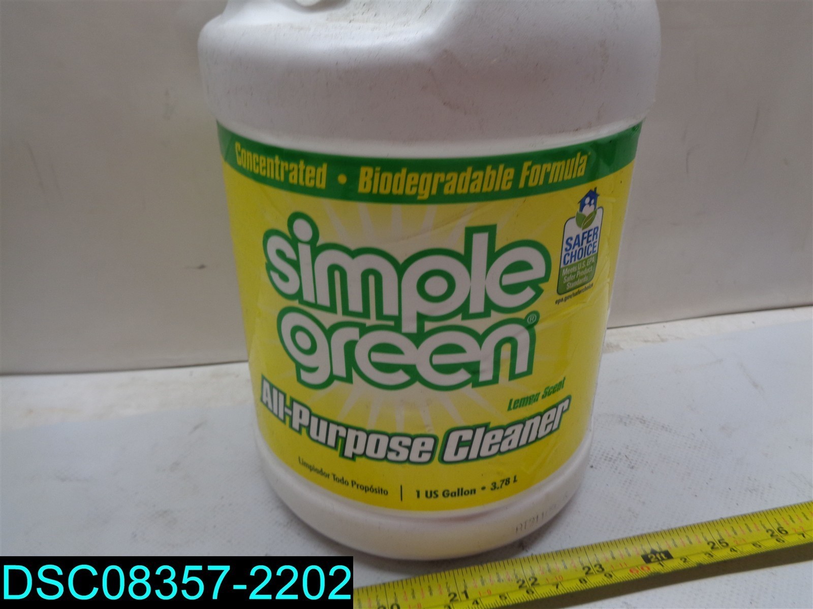 QTY=2GALLON:(1 GAL X 2)Simple Green Lemon Scent All-Purpose Cleaner 043318140105