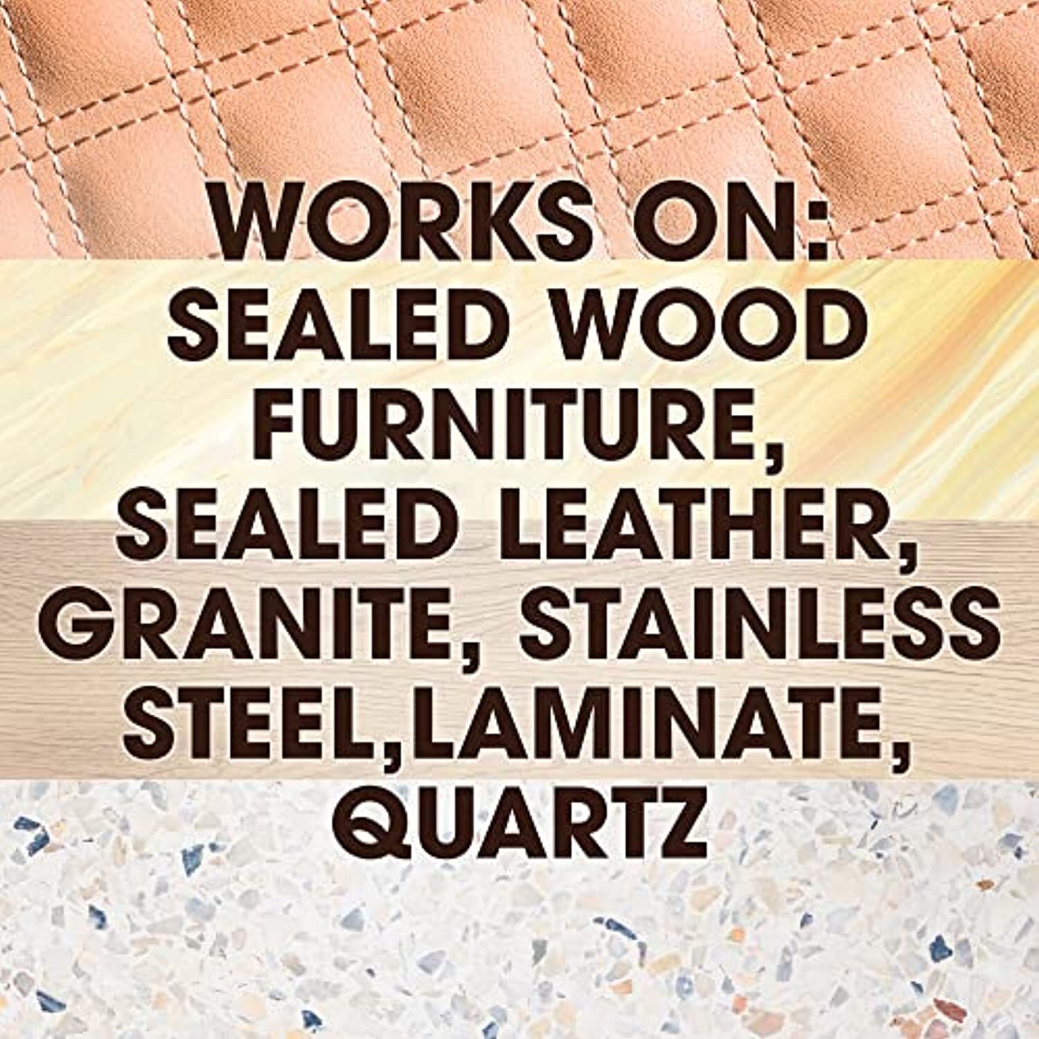 Pledge Multi-Surface Furniture Polish Wipes, Works on Wood, Granite, and