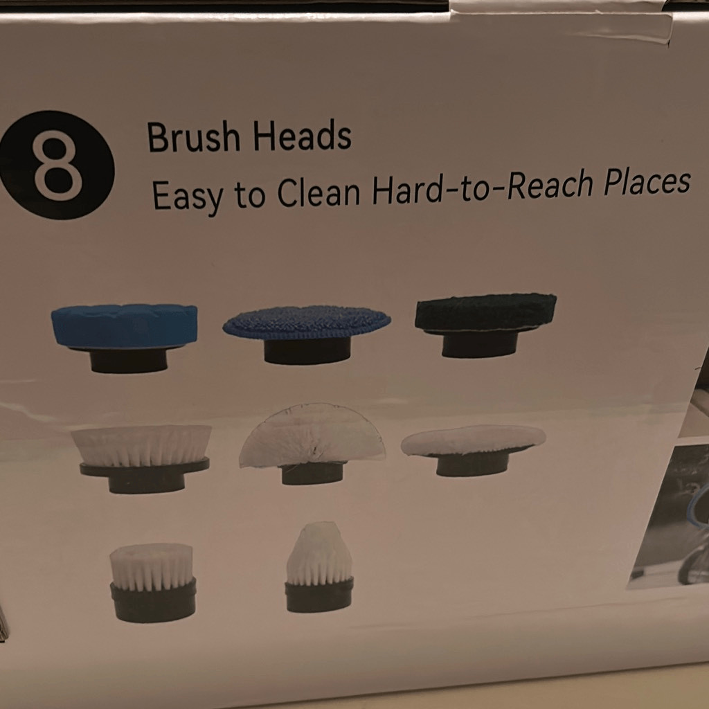3me Lifestyle QX-018 Electric Cleaning Brush Multifunction Power Scrubber New