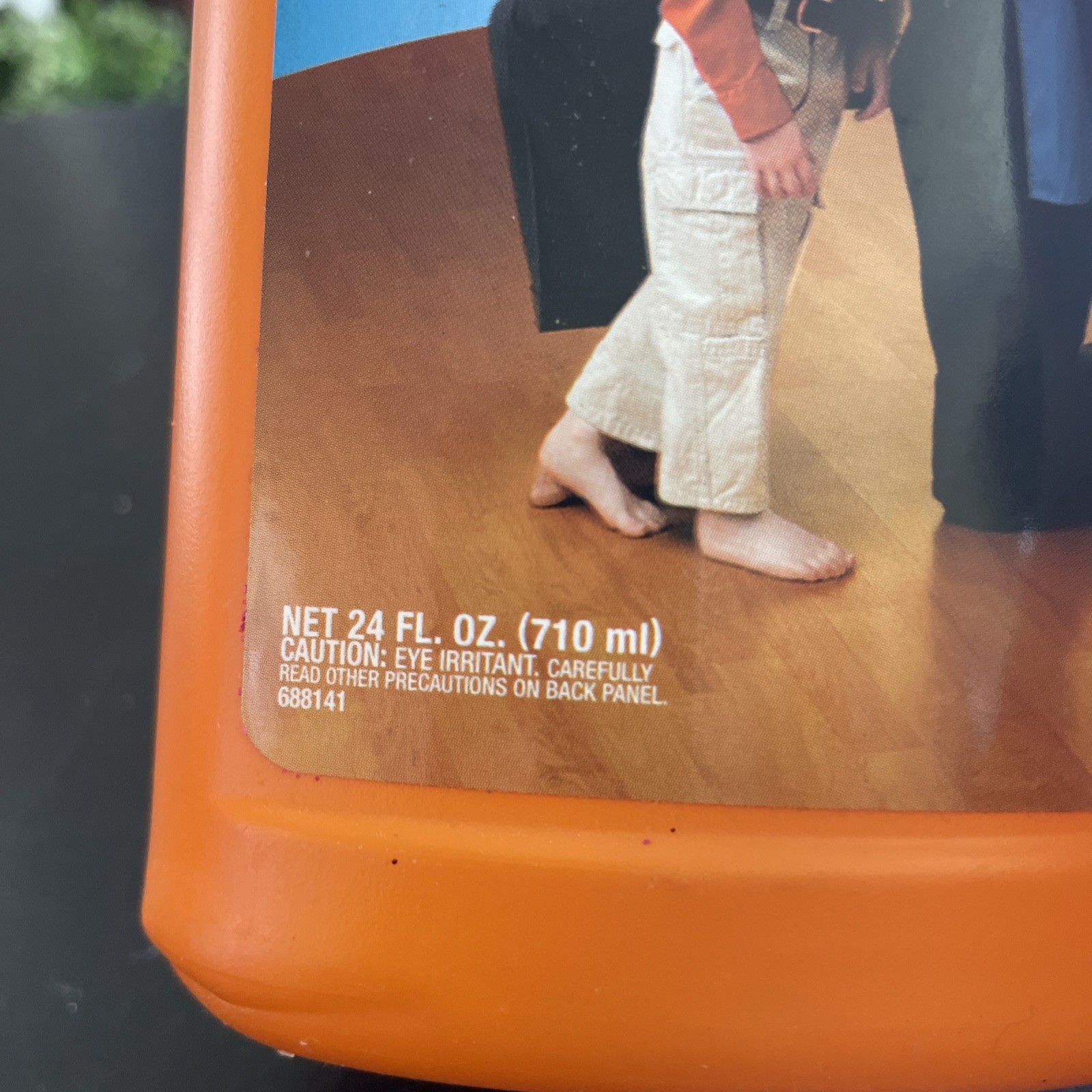 Vintage Orange Go Laminate Vinyl & Linoleum Revitalizer 2005 20/24 Oz