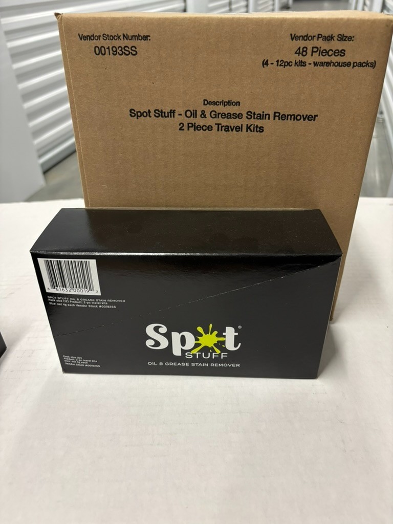 Lot of 48 Travel Size -1 case SPOT STUFF All Natural Dry Powder Stain Remover