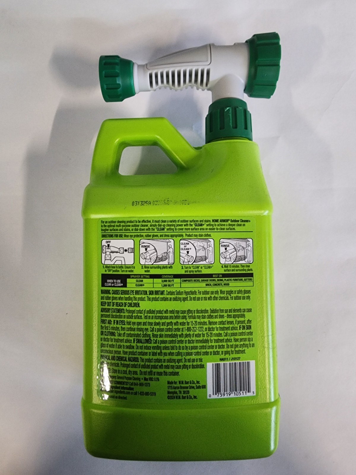 Home Armor HA511 64oz Hose End Outdoor Cleaner Plus-1PK