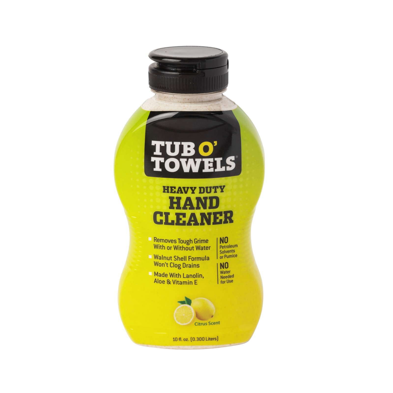 Tub O’ Towels, Heavy Duty Hand Cleaner, 10 oz. Squeeze Bottle, Ounces 10 oz,
