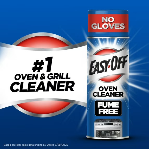 Easy-Off Fume Free Oven Cleaner Foam, Removes Grease & Burned-On Food, For Ovens
