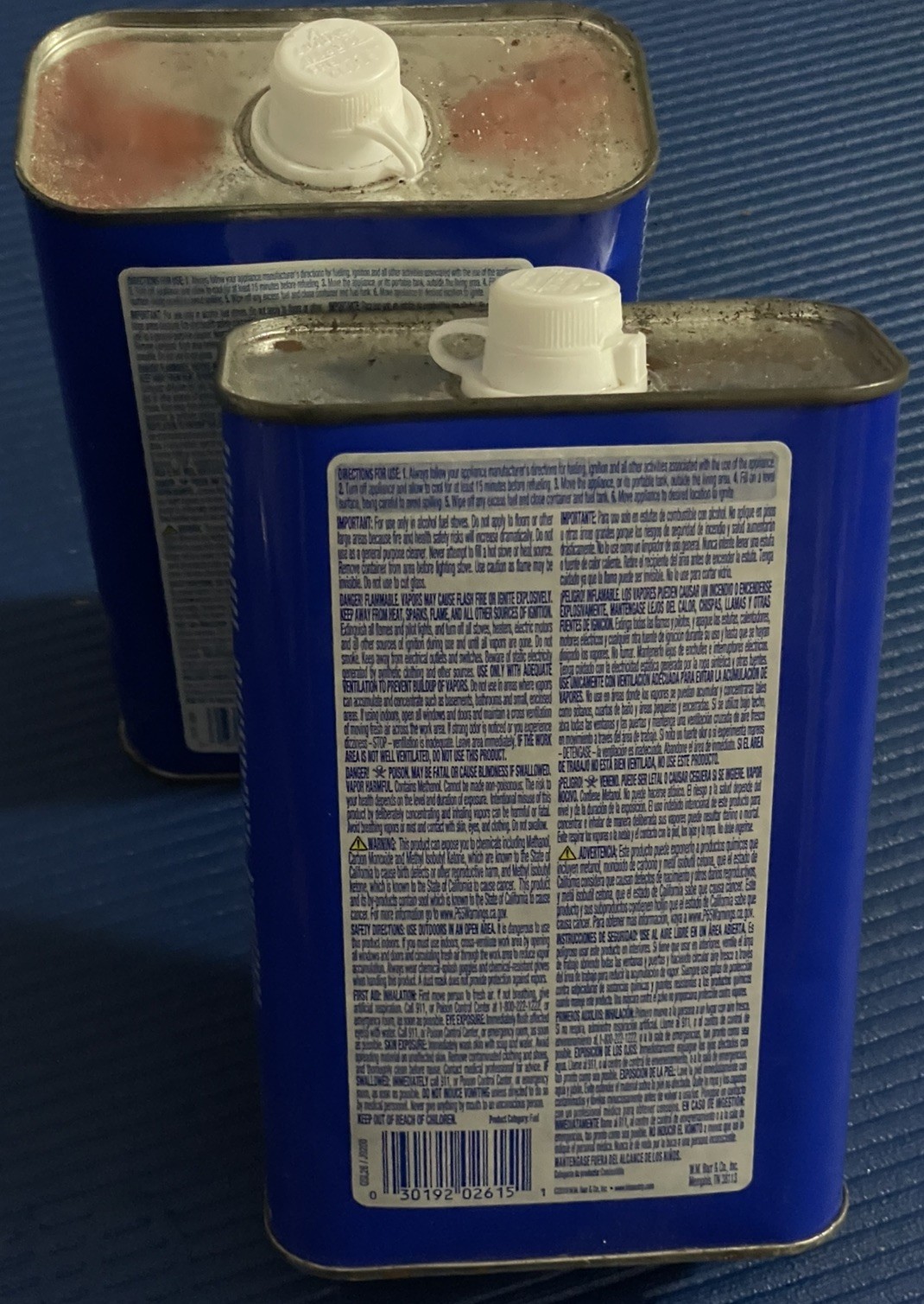 2 Klean Strip GSL26 Denatured Alcohol Clean Burning Fuel 1 Quart Each