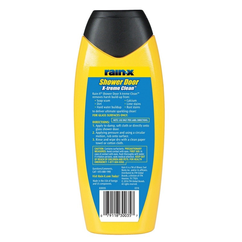 Shower Door Cleaner No Scrub Hard Water Stain Remover Sparkling Shine 12oz New