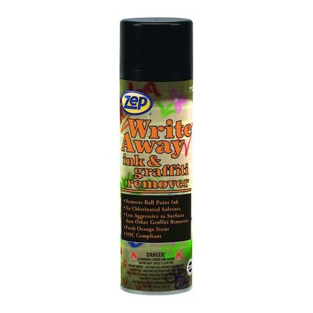 Zep 32401 Ink/Graffiti Remover,Aerosol Can,Pk12