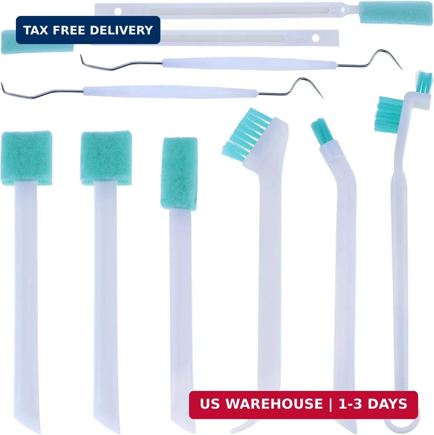 Small Cleaning Brush Set for Household, Car Vent Detailing Cleaning Stick, Humid