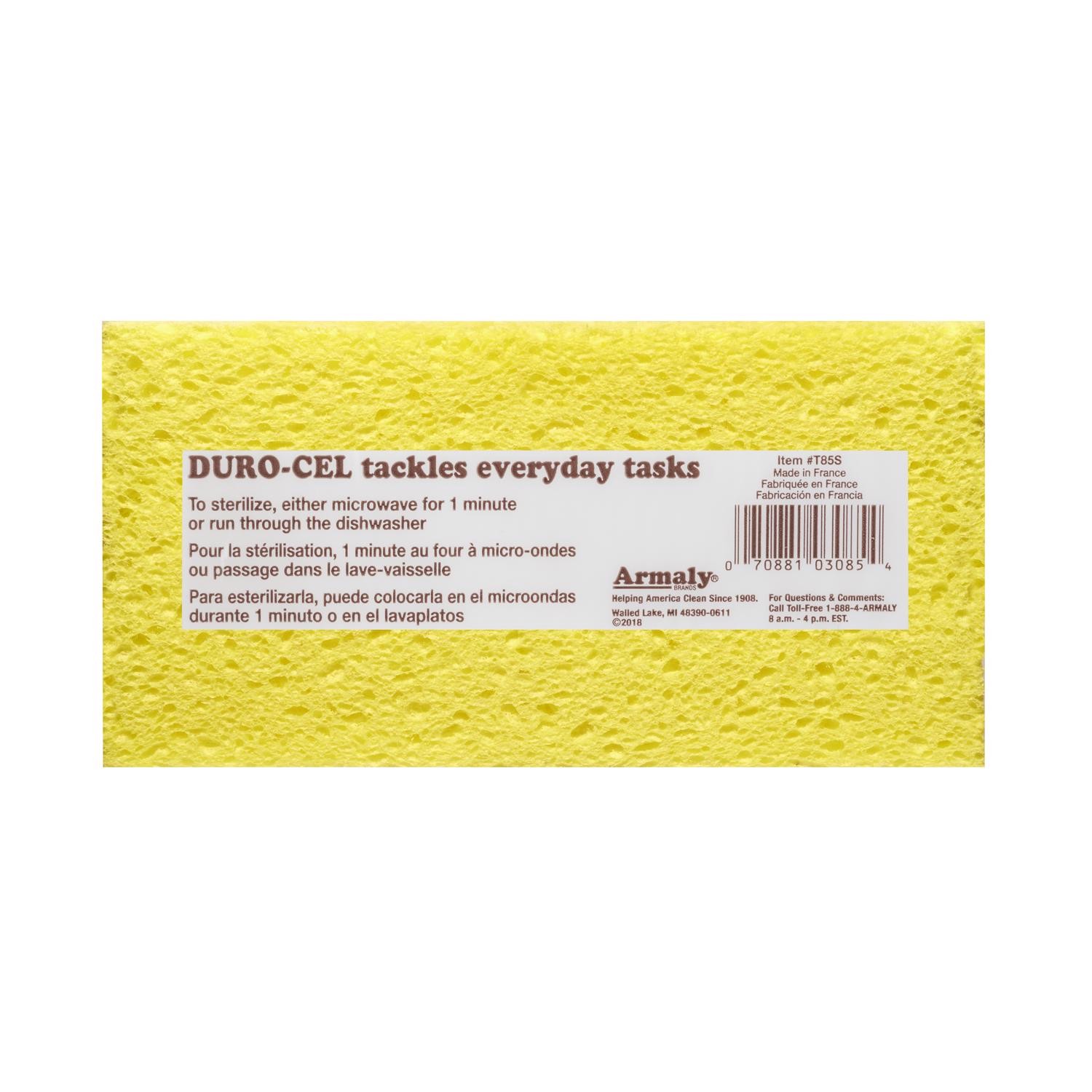 Duro-Cel Medium Duty Turtleback Sponge For All Purpose 7.75 in. L 1 pc
