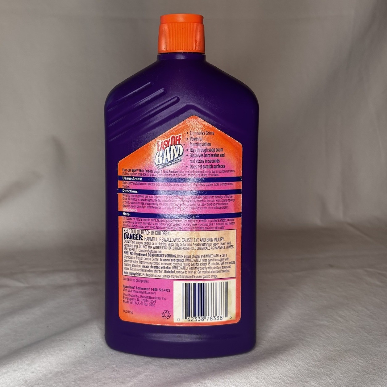 Easy-Off BAM Power Cleaner Grime & Lime Remover 28oz – Discontinued 75%