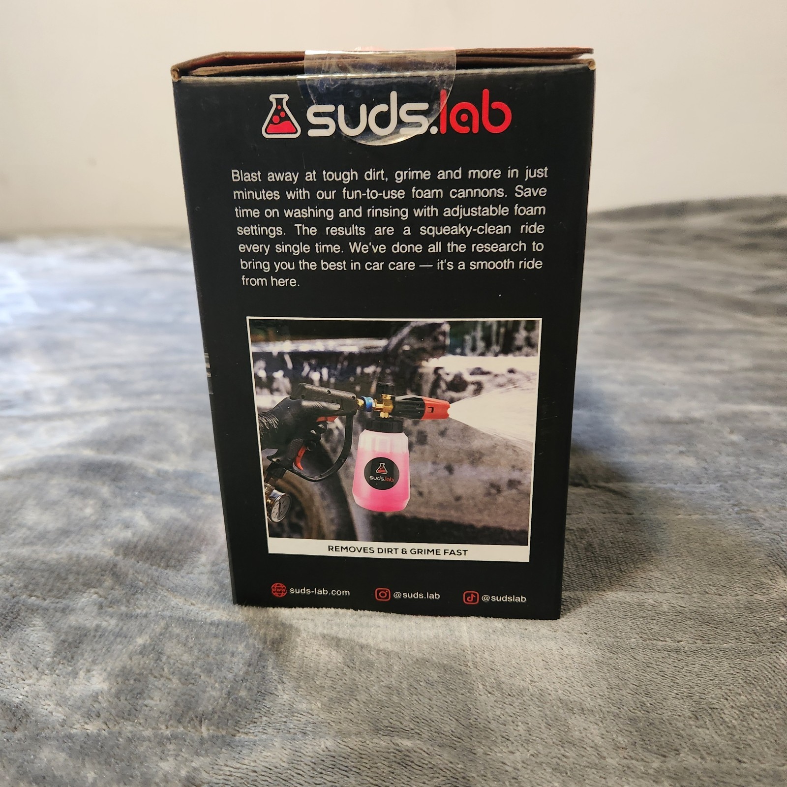 Suds Lab F1 Professional Foam Cannon w Adjustable Foam New-Open Box.