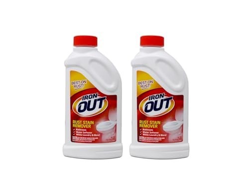 Rust Stain Remover Powder 2 Pack 56 Ounces Heavy Duty for Bathroom Laundry