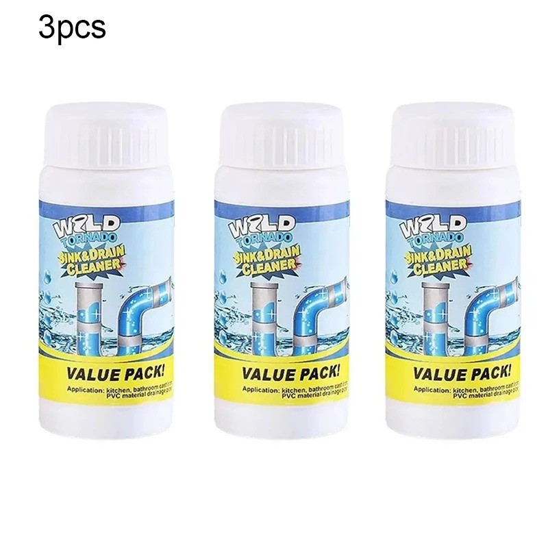 1~5x Wild Tornado Powerful Sink Drain Cleaner High Efficiency Clogging Cleaner