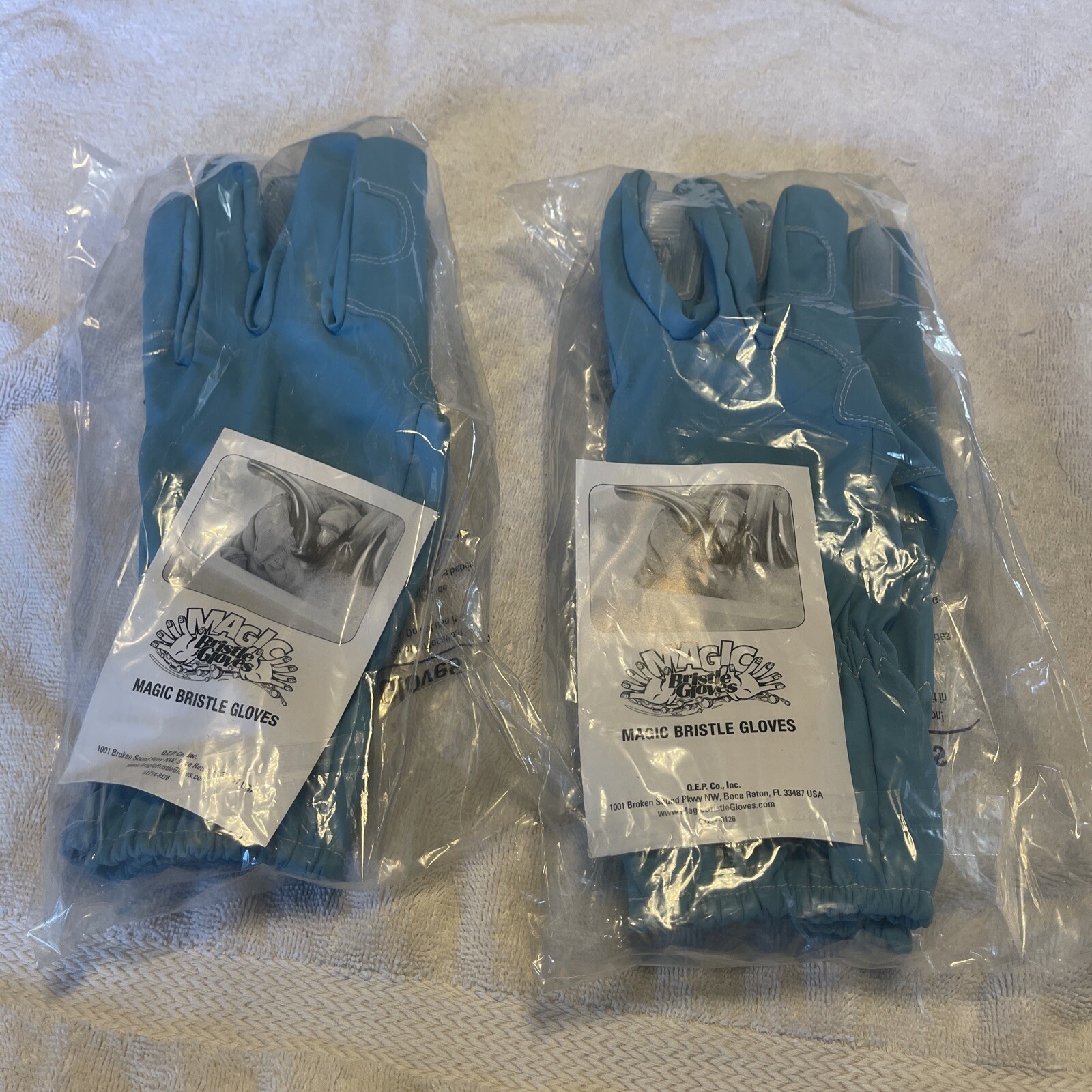 Magic Bristle Cleaning Gloves Magic Bristle Cleaning Gloves (4pair) Blue