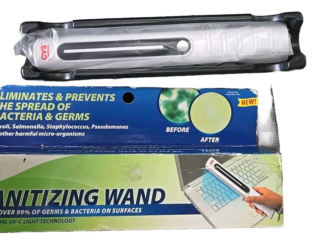 CVS Pharmacy UVC Handheld Sterilization Multiuse Sterilizing Wands [Opened box]