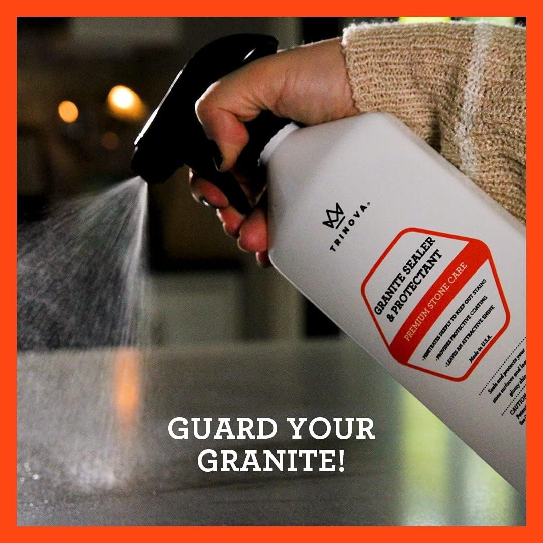 Granite Sealer & Protector – Best Stone Polish, Protectant & Care Product – E…