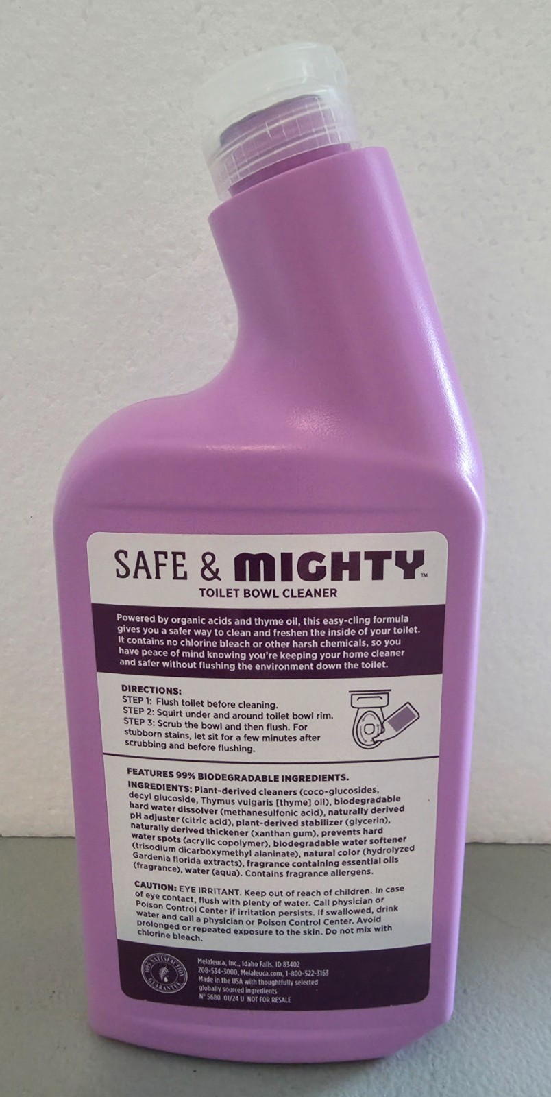 Melaleuca Ecosense Safe And Mighty Toilet Bowl Cleaner 18 Oz