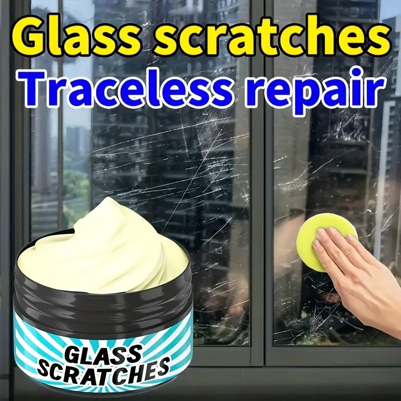Glass Scratch Repair Paste – Universal for Repairing Scratches on Car Windows, B